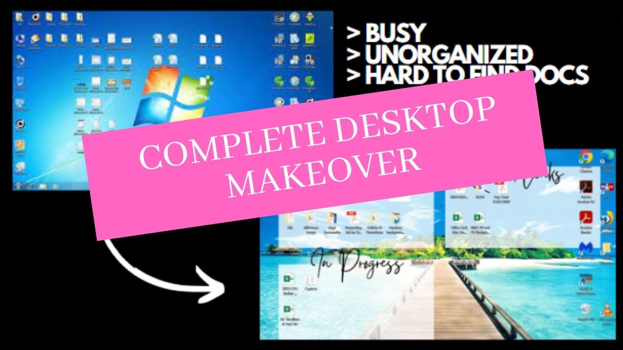 How to organize your desktop - THE RIGHT WAY - YouTube