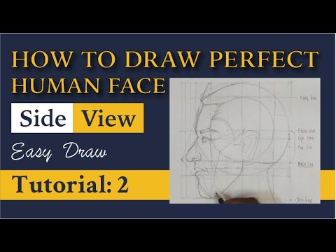 How to Draw Perfect Human Face | Side View | Basic Tutorial for