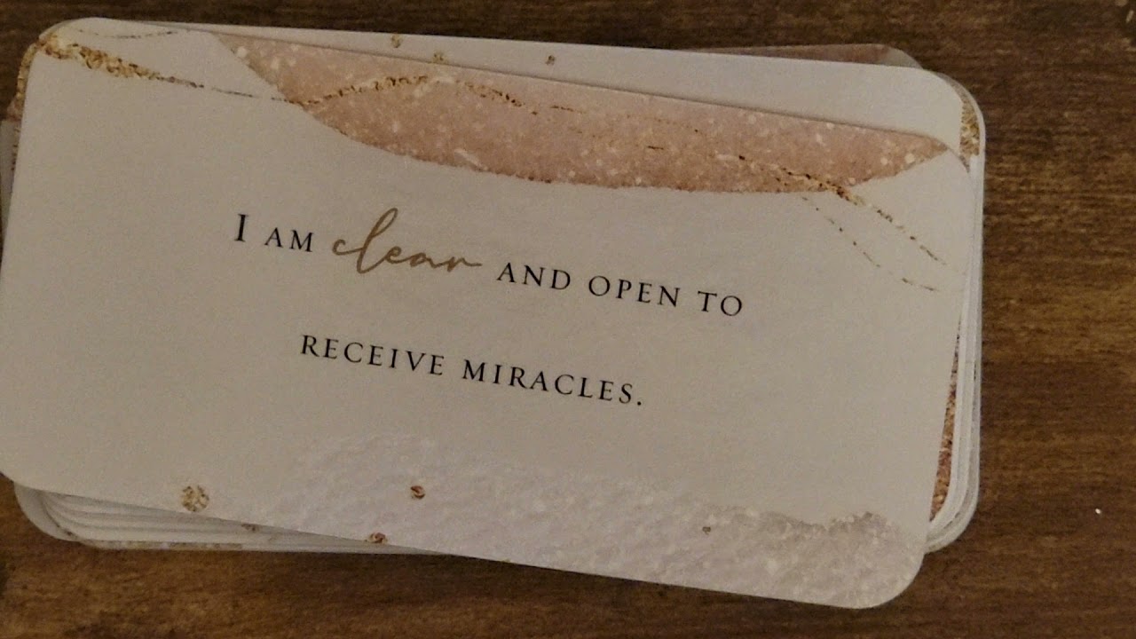 From the Heart: Affirmations (Mini Inspiration Cards) by Anna Stark "Unboxing"