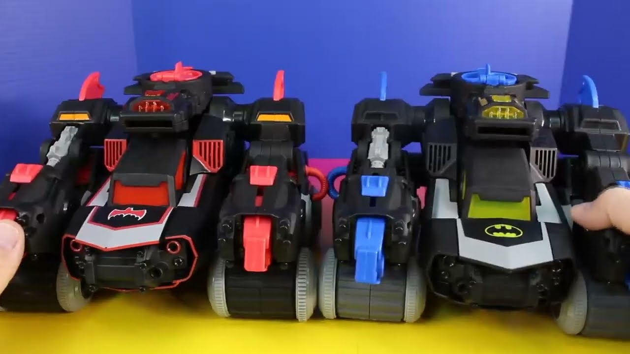 Imaginext Transforming Batbot Review Comparing Batman BatBot Robots - Just4fun290 Original Videos
