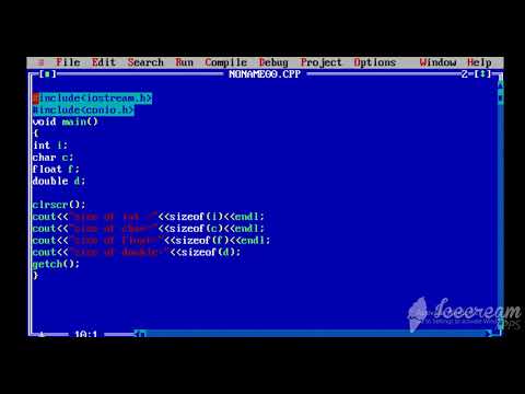 Write a Program to print size of operators in c++ || HINDI || BY DEEPAK