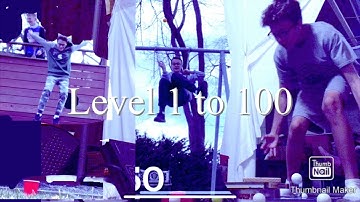 Ping pong trick shots from level 1 to 100