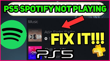 PS5 SPOTIFY NOT PLAYING EASY FIX!