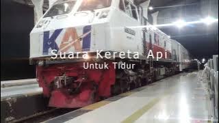TRAIN SOUND FOR SLEEPING | Suara kereta api untuk tidur disertai suara ambience penumpang