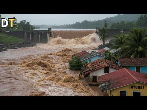 Terrible flooding in Dominican Republic! Rainfall turned Gaspar Hernández into a river!