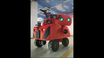 GUOXING underground patrol firefighting robot #firefighting #firerescue #patrol #underground