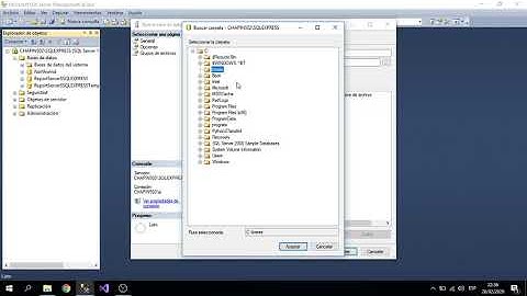 Restaurar base de datos SQL server 2014