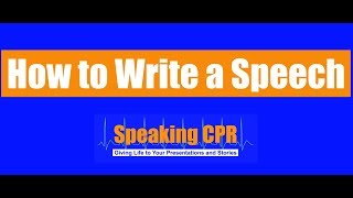 How to Write a Speech - Why Create an AHA Moment?