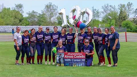 Alyssa Costello's 100th Hit