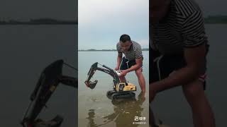 Best Rc fun working Truck Excavator Indonesia Indai Thailand Vietnam Cambodia #shorts