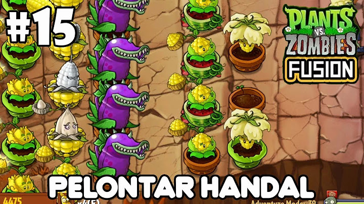 PELONTAR HANDAL DI STAGE ATAP SIAP MENEMBAK PARA ZOMBIES - PLANTS VS ZOMBIES FUSION INDONESIA #15