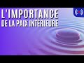 Limportance de la paix intrieure