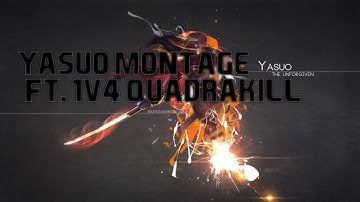 Mini Yasuo Montage ft. 1v4 Quadra Kill