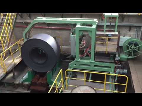 Hot roll steel coil strapping machine