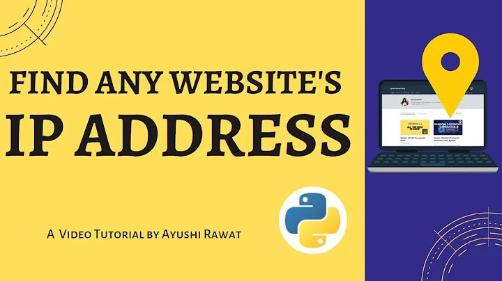 Find IP Address of any Website | Python project | Socket | Easy Tutorial