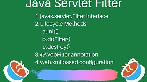 [Java Web] Tìm hiểu về Filter trong JSP Servlet