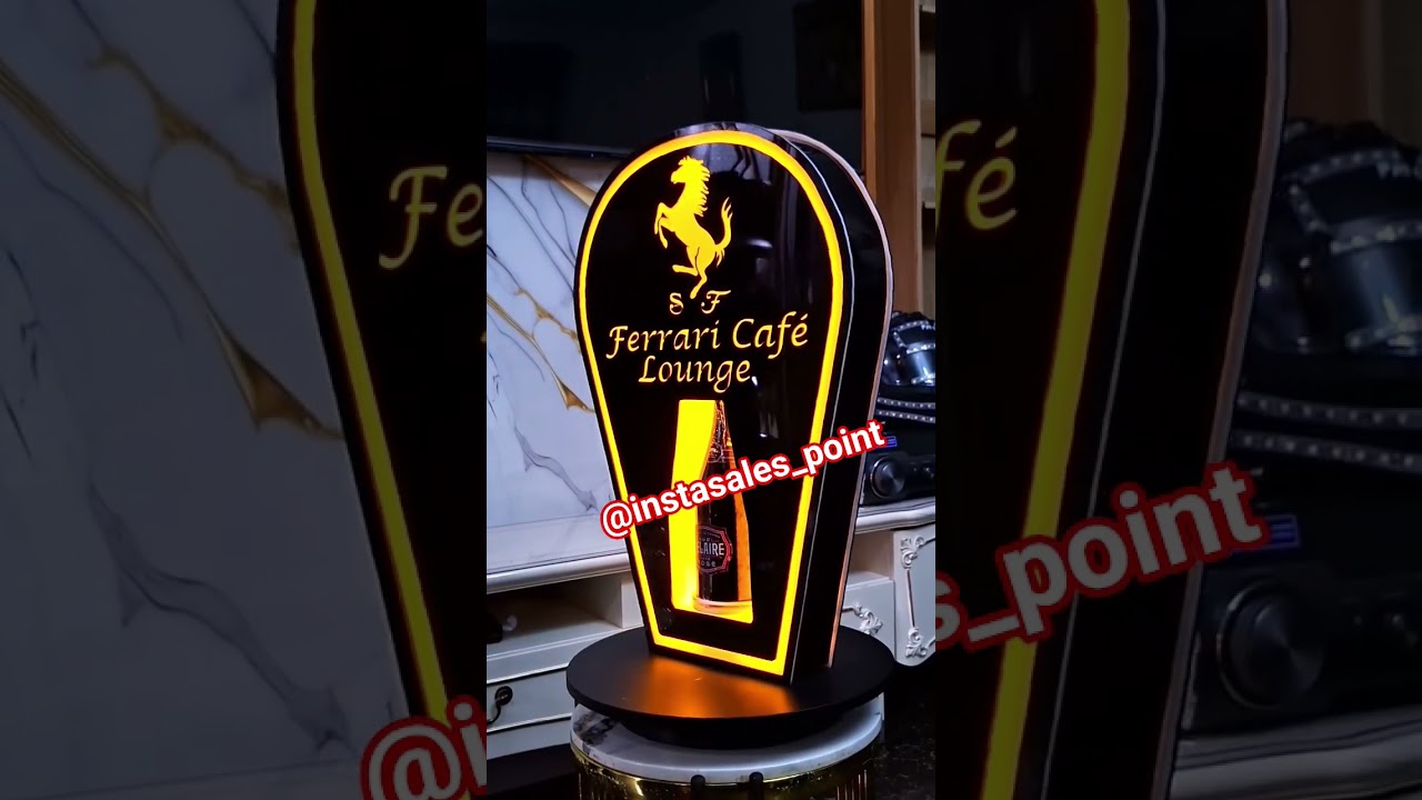 Customized Luxury Bottle Presenter