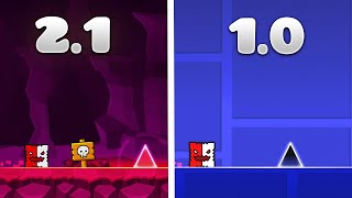 Все ОФИЦИАЛЬНЫЕ УРОВНИ, НО В 1.0 ВЕРСИИ Geometry Dash