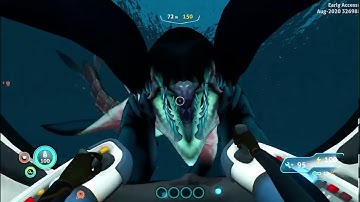 Subnautica Below Zero chelicerate seatruck attack animation and kill animation