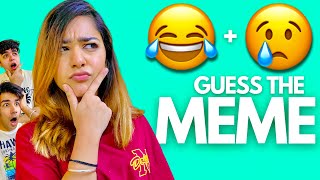 GUESS THE MEME CHALLENGE WITH MY BROTHER & SISTER | Rimorav Vlogs