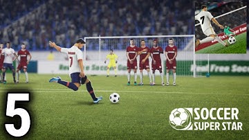 Soccer Super Star - Football Gameplay / Walkthrough Part 5 (IOS & Android Game)