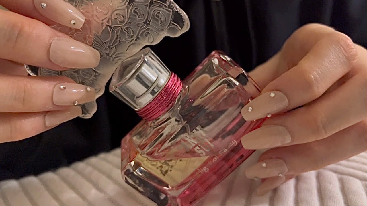 ASMR 향수 탭핑 / 뚜껑 소리 / 불면증 치료 💉 / 스크래치 탭핑 / 시각적 팅글 / Opening lid / Scratching & Tapping / 팅글 1시간