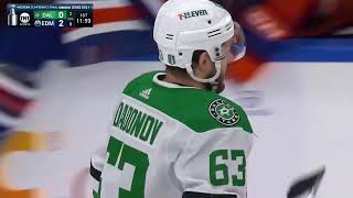 Evgenii Dadonov creates and misses good chance vs Oilers in game 3 (27 may 2024)