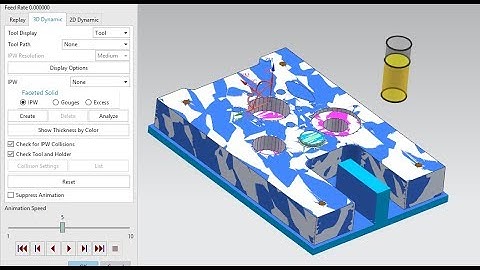 Siemens NX10-CAM Study #04 & CAM Operation-Siemens NX10 - Boundary Box, Cavity Mill
