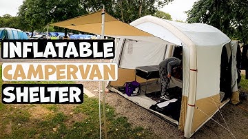 Decathlon Air Seconds Base Connect 6 person inflatable camping shelter