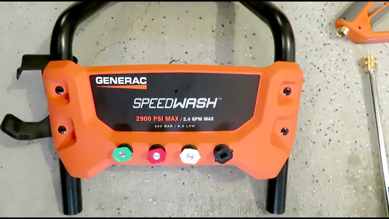 GENERAC 2900 PSI - 2.4 GPM Pressure Washer - Assemble - Use - Review