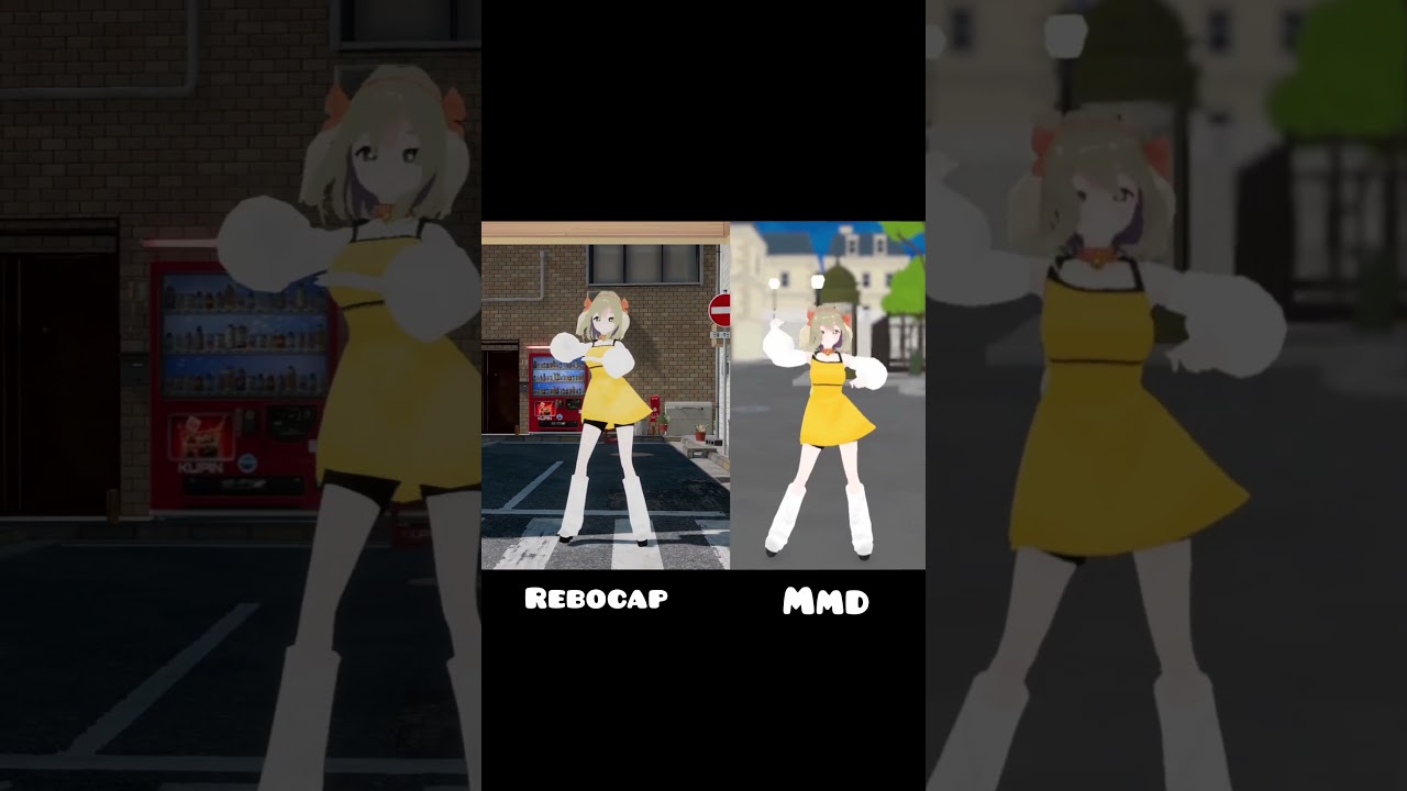✨ Rebocap Home 3D vs MMD motion 