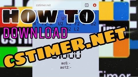 HOW TO DOWNLOAD CSTIMER.NET | ANDROID