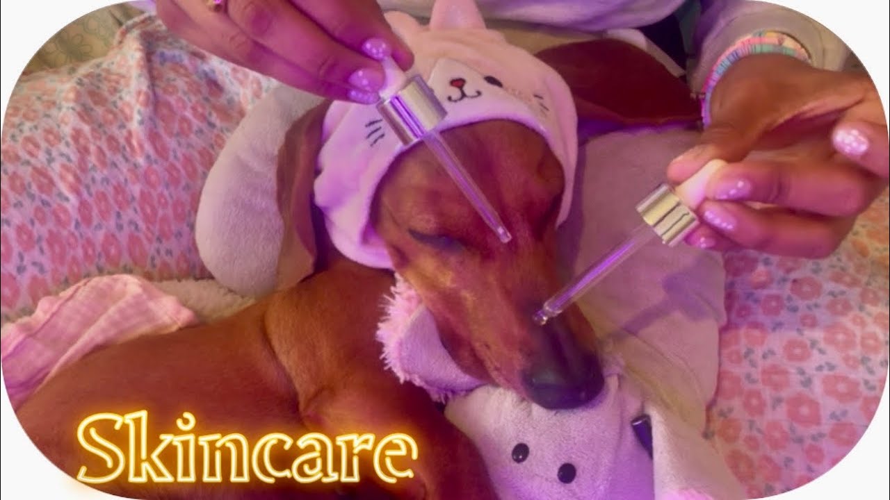 ASMR | 💆🏼‍♀️🐶 SKINCARE HIDRATACIÓN PROFUNDA | MOUISTURE