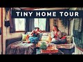 TINY HOUSE TOUR! SOLO WOMAN LOVES HER TINY HOME :)