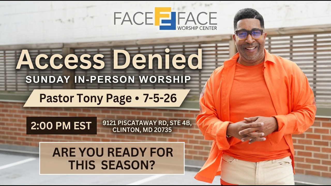 Access Denied - Pastor Tony