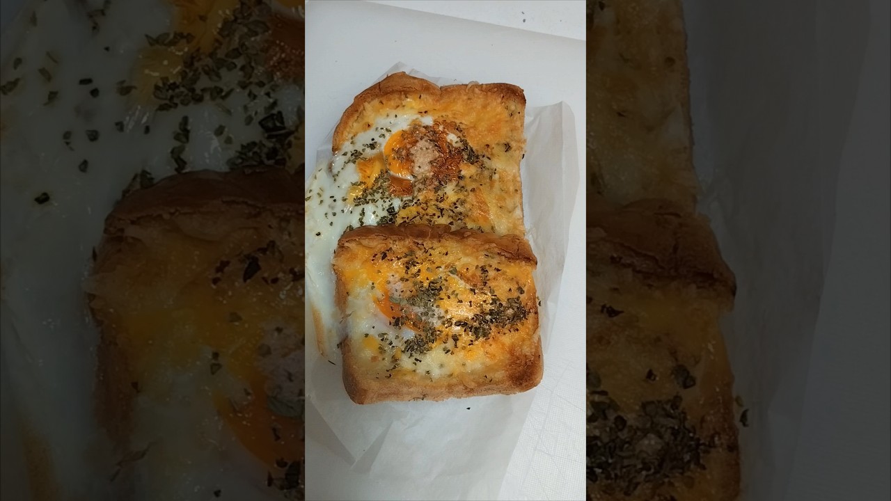 Tostada con Huevos en freidora de aire