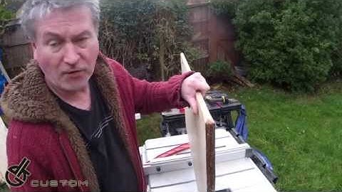 Make FretBoard Radius Block using Table Saw - Cutting up
