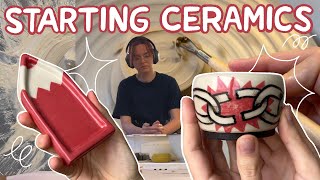 artist that did NOT need another hobby starts ceramics ✸ studio vlog