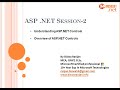ASP .NET Session-2- Understanding ASP.NET Controls