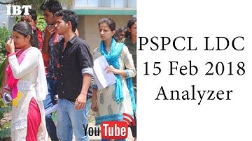 Must Watch - PSPCL LDC 15 Feb 2018 Analyzer | By : Experts