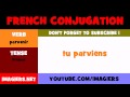 French verb conjugation  parvenir  prsent
