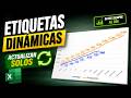 Gráficos con ETIQUETAS DE DATOS dinámicas 📊📈