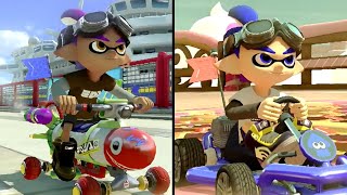 Mario Kart 8 Deluxe - Multiplayer - Renegade Roundup - Purple Inkling Boy vs Blue Inkling Boy