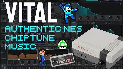 How to: Authentic NES Chiptune Music in Vital - Synthesis Sound Design Tutorial