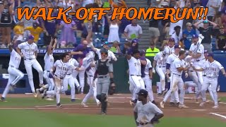 LSU HITS A WALK-OFF HOMERUN IN THE 10TH INNING TO COMPLETE A 8-RUN COMEBACK VS SOUTH CAROLINA!