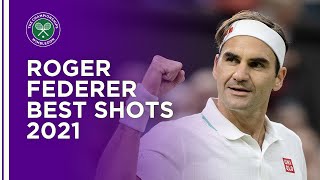 Roger Federer Best Shots Wimbledon 2021