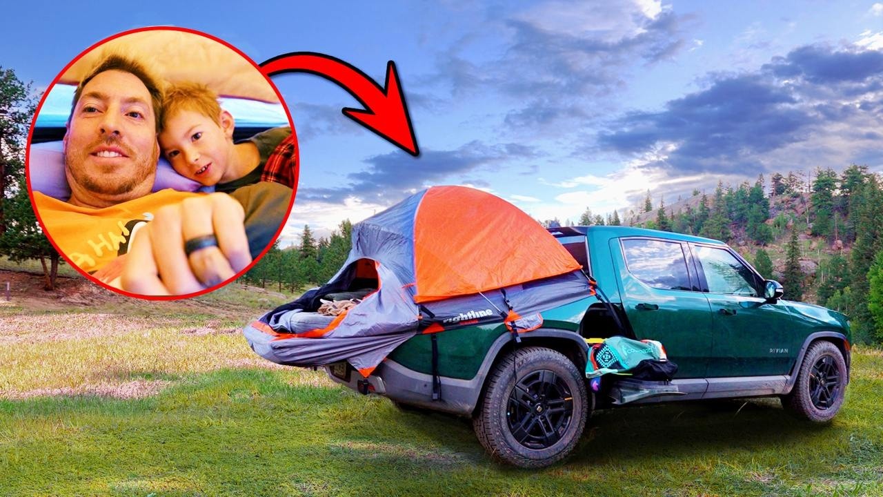 We Survived Overnight in the Ultimate Truck Tent!
