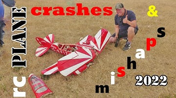 RC PLANE CRASHES & MISHAPS COMPILATION # 1 - TBOBBORAP1 - 2022