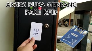 Akses Buka Gerbang Dengan Rfid