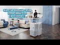 Midea Cube 20 Pint Dehumidifier for Basement, Up to 1,500 Sq. Ft. dehumidifier with drain hose
